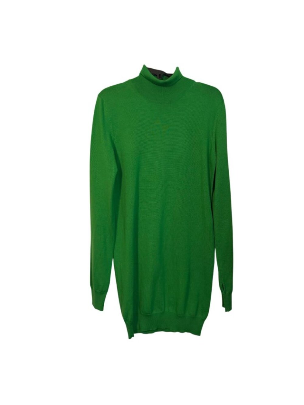 Stella McCartney Green Wool Long Sleeve Turtleneck Sweater Dress Size 8 Dress. - Picture 2 of 12